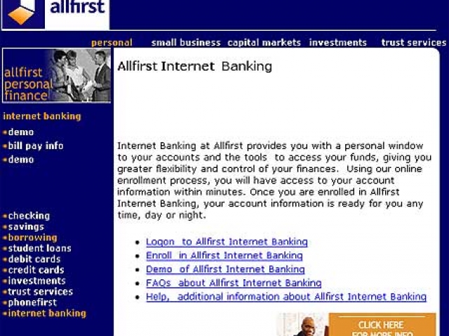 Allfirst Internet Banking