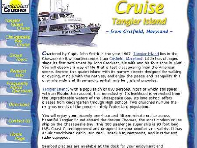 Tangier Island Cruises